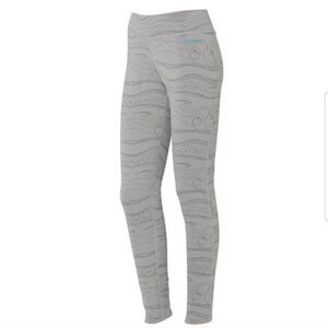 Grundens x Salmon Sisters Maris Leggings – Cozy Fish Print - Fleece | Size M